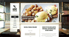 Desktop Screenshot of kovekitchen.com